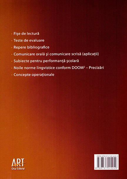 Limba și Literatura Romană Clasa A X A Portofoliul Elevului Pret