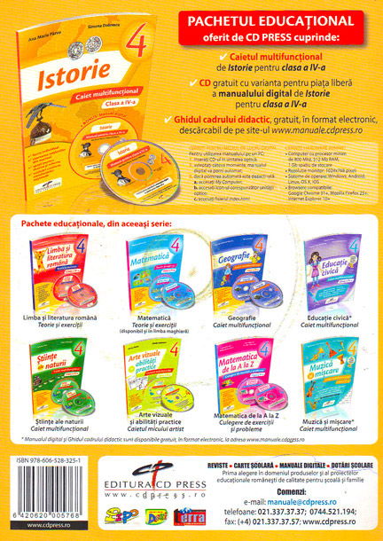 Istorie Caiet Multifunctional Pentru Clasa A 4 A Manual Digital