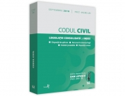 Codul civil. Editie tiparita pe hartie alba. Legislatie consolidata si index: septembrie 2018
