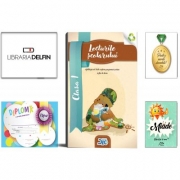 Pachet DZC: Lecturile scolarului, clasa 1 (contine itemi pentru verificarea cunostintelor)-Editura DZC, Miade (Contribuie la cresterea fluentei in citire) Diploma si Medalie.