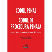 Codul penal. Codul de procedura penala. Editia a 8-a actualizata la 4 august 2019 - Dragos Bogdan