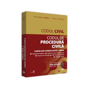 Codul civil si Codul de procedura civila, octombrie 2018. Editie tiparita pe hartie alba - Dan Lupascu