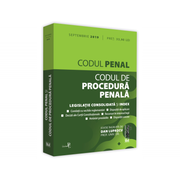 Codul penal si Codul de procedura penala septembrie 2019. Editie tiparita pe hartie alba - Dan Lupascu