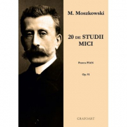 20 Mici studii. Pentru pian. Opus 91 - Moritz Moszkowski