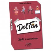 DelFan-Limba si comunicare. Joc cu 64 de cartonase ce contine 4 arii super distractive: Cultura generala, mima, descriere verbala si desen - Silvana Bicazan