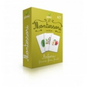 Carti de joc Montessori. Arbori: frunze, flori, fructe