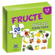 Fructe. Puzzle pentru podea 3-6 ani