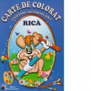 Carte de colorat - Rica (contine autocolant)