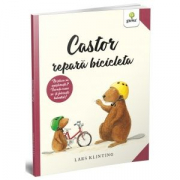 Castor repara bicicleta - Lars Klinting