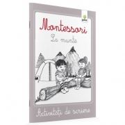 Activitati de scriere Montessori - La munte