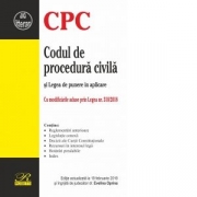Codul de procedura civila si Legea de punere in aplicare. Editie actualizata la 19 februarie 2019 - Evelina Oprina