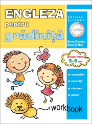 Limba engleza pentru gradinita. Grupa mare 5-6 ani. Workbook - Arina Damian, Aura Stefan