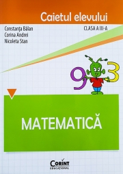 Matematică. Caietul elevului pentru clasa a III-a