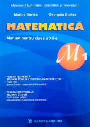 Manual de matematica pentru clasa XII-a, profil M1