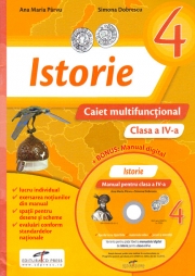 Istorie. Caiet multifunctional pentru clasa a 4-a + Manual digital