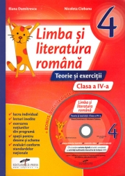 Limba si literatura romana Teorie si exercitii pentru clasa a IV-a + Manual digital