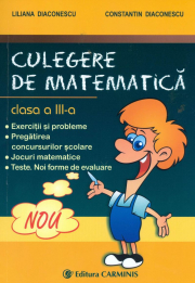 Culegere de matematica Clasa a 3-a - Liliana Diaconescu