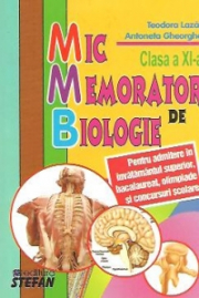 Mic memorator de biologie clasa a 11-a - Teodora Lazar