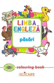 Limba engleza: Pasari (Colouring Book)