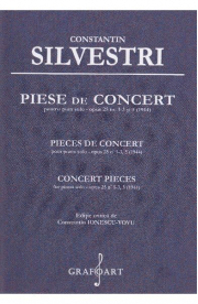 Piese de Concert pentru Pian solo opus 25, numarul 1-3 si 5 - Constantin Silvestri