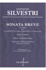 Sonata Breve a 2 voci per Clarinetto in Do e Fagotto - Constantin Silvestri