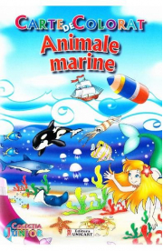Animale marine. Carte de colorat