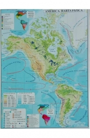 America - Harta Fizica si Harta Politica A3