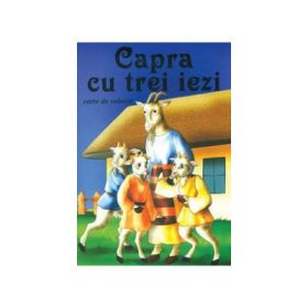Capra cu trei iezi (carte de colorat)