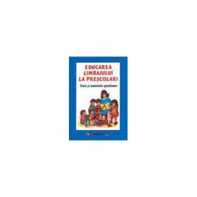 Educarea limbajului la prescolari (carte + 12 planse) - Mihaela Vasiliu