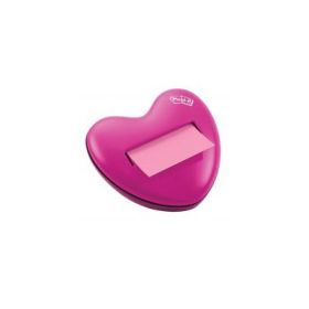 Dispenser tip inima Post-it pentru notite autoadezive Z-notes, cu 100 file incluse