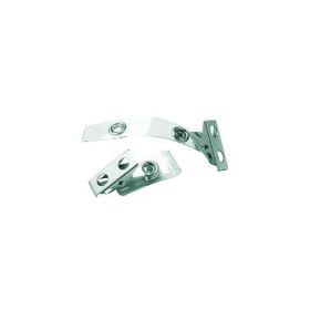 Clips metalic pentru ecuson, 25 bucati/cutie