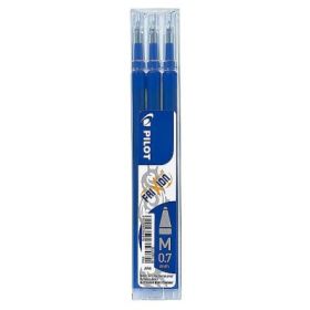 Rezerva roller Pilot Frixion BLS-FR7-L-S3E, plastic, 0. 7mm Fine, albastru, set 3 buc