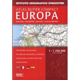 Atlas rutier compact Europa (Istituto Geografico De Agostini)