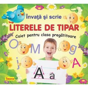 Invata si scrie literele de tipar - Diana Rotaru
