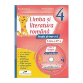 Limba si literatura romana. Teorie si exercitii pentru clasa a IV-a + Manual digital - Iliana Dumitrescu