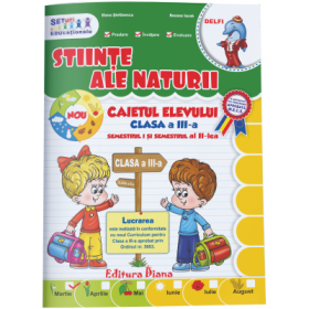 MAPA ELEVULUI - CLASA a III-a - STIINTELE NATURII - (sem. I + sem al II-lea)