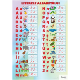 Literele Alfabetului Plansa educationala