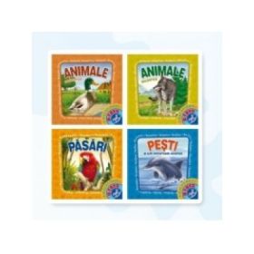 Set 4 carti pliante - Animale