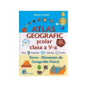 Atlas geografic scolar clasa a 5-a, Terra, elemente de geografie fizica