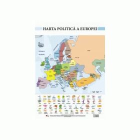 Harta politica a Europei - Plansa format A2