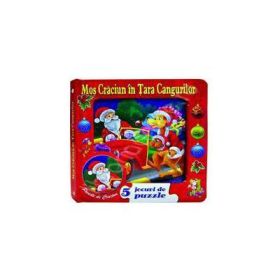 Mos Craciun in tara cangurilor 5 jocuri de puzzle - Ioan Salomie