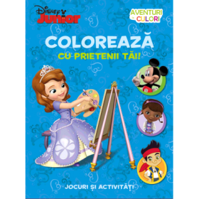 Coloreaza cu prietenii tai. Aventuri in culori - Disney