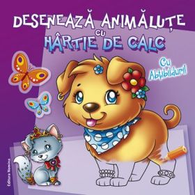 Deseneaza animalute cu hartie de calc