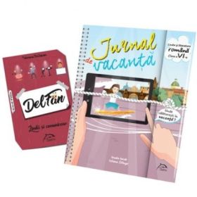 Jurnal de vacanta, Limba si literatura romana, clasa a VI-a, 2018. Contine si jocul DelFan Limba si comunicare - Ionela Iacob