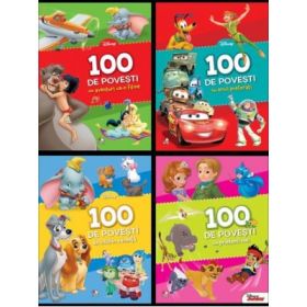 Set 100 de povesti cu eroii preferati (4 carti)