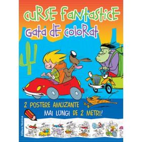 Curse fantastice gata de colorat - Masini