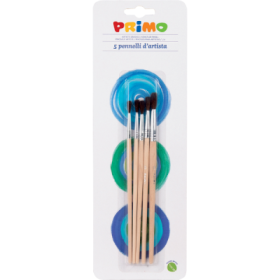 Set 5 pensule Morocolor rotunde nr. 12345 ( MC15535 )