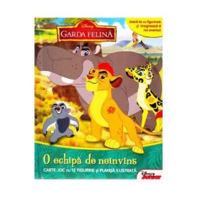Disney. Garda felina. O echipa de neinvins. Carte joc cu 12 figurine si plansa ilustrata