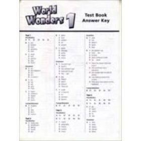 WORLD WONDERS 1 TEST BOOK ANSWER KEY
