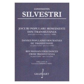 Jocuri populare romanesti din Transilvania pentru Pian la 4 maini Opus 4, numarul 1 - Constantin Silvestri